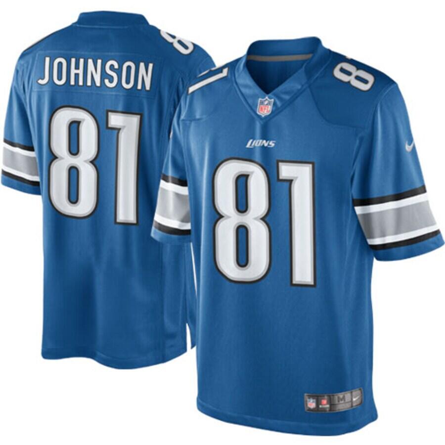 Men's Detroit Lions Customized Light Blue Team Color Limited Stitched Jersey Men's Detroit Lions Customized Light Blue Team Color Limited Stitched Jersey